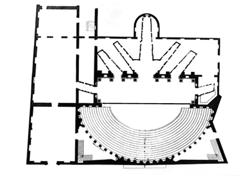 Teatro Olimpico Scamozzi 1776 5 perspective wings